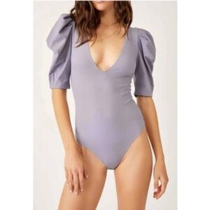 New FREE PEOPLE Va Va Voop Bodysuit